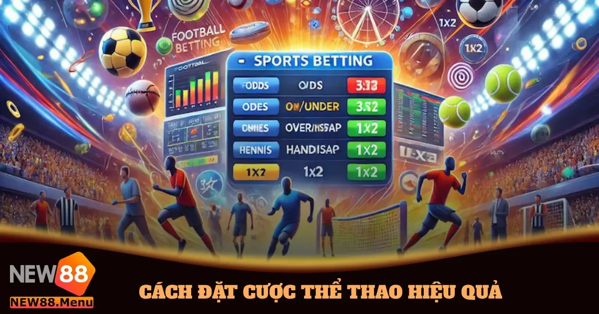 Cách Đặt Cược Thể Thao Hiệu Quả Trên New88 Cho Tân Thủ 1 cach dat cuoc the thao hieu qua 4