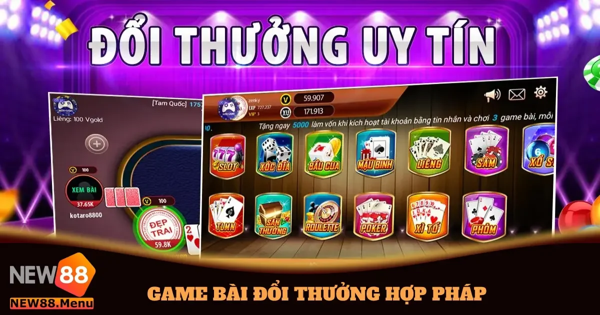 Game Bài Đổi Thưởng Hợp Pháp Tại New88 - An Toàn & Uy Tín 1 game bai doi thuong hop phap 4
